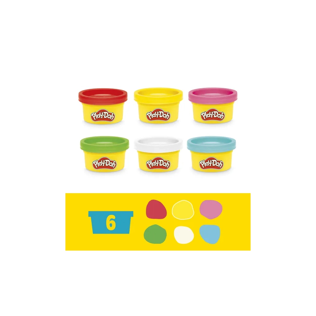 Набір для творчості Hasbro Play-Doh Основи E8534 Fundamentals shape (E8530_E8534) - фото 3 Набір для творчості Hasbro Play-Doh Основи E8534 Fundamentals shape (E8530_E8534) - фото 3