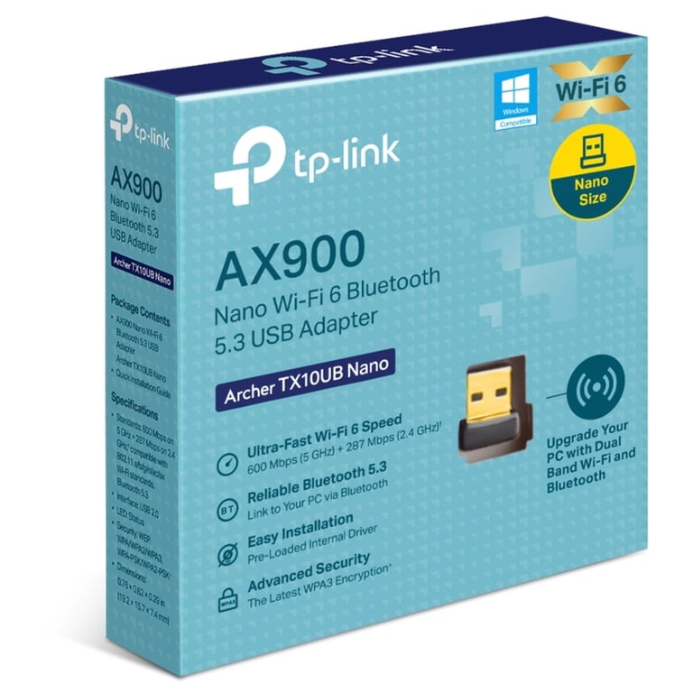 Мережева карта Wi-Fi TP-Link ARCHER-TX10UB-NANO - фото 6
