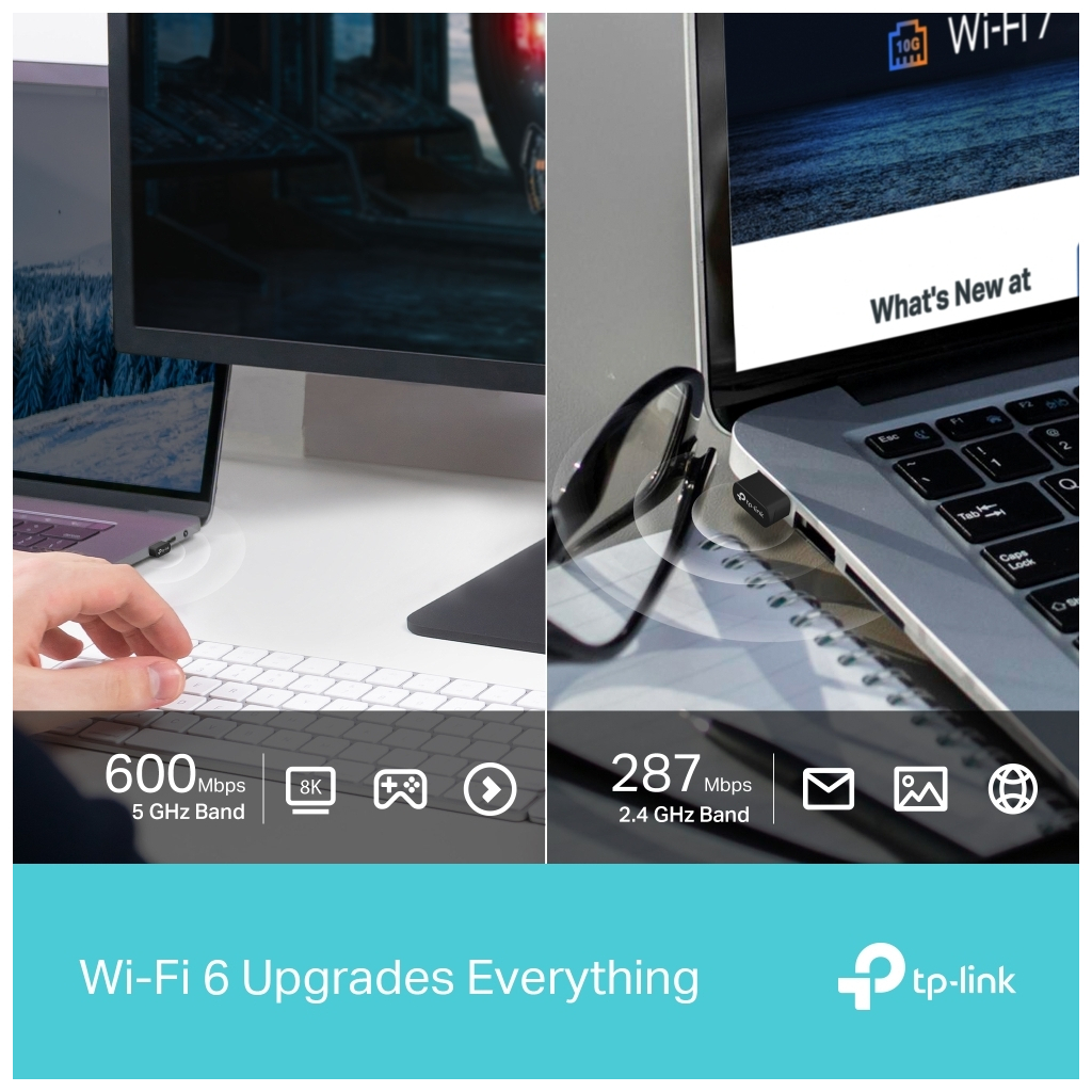 Мережева карта Wi-Fi TP-Link ARCHER-TX10UB-NANO - фото 8 Мережева карта Wi-Fi TP-Link ARCHER-TX10UB-NANO - фото 8