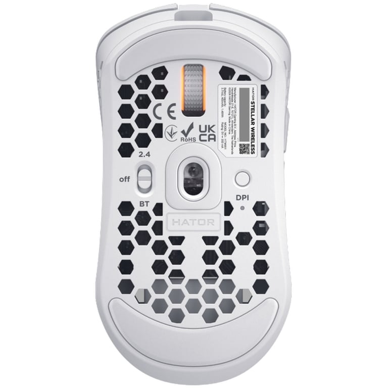 Мишка Hator Stellar Wireless/Bluetooth/USB White (HTM651) - фото 5
