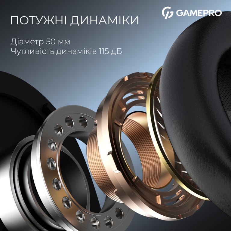 Навушники GamePro Asgard Skadi Wireless Black (HSW191B) - фото 11