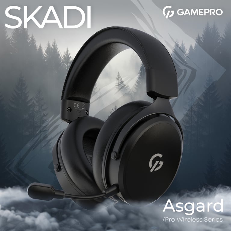 Навушники GamePro Asgard Skadi Wireless Black (HSW191B) - фото 5