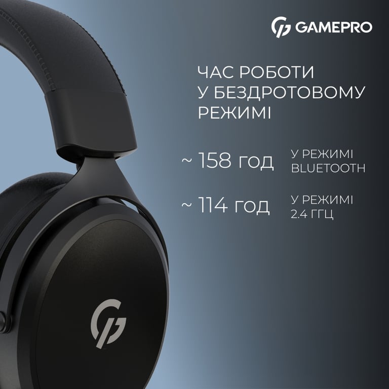 Навушники GamePro Asgard Skadi Wireless Black (HSW191B) - фото 8