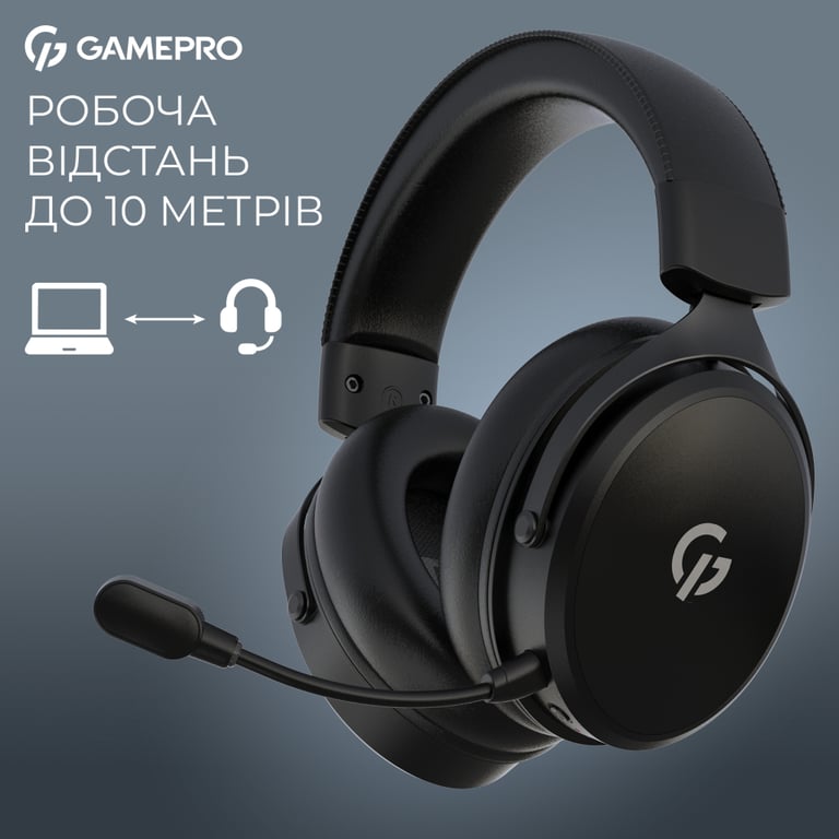 Навушники GamePro Asgard Skadi Wireless Black (HSW191B) - фото 9
