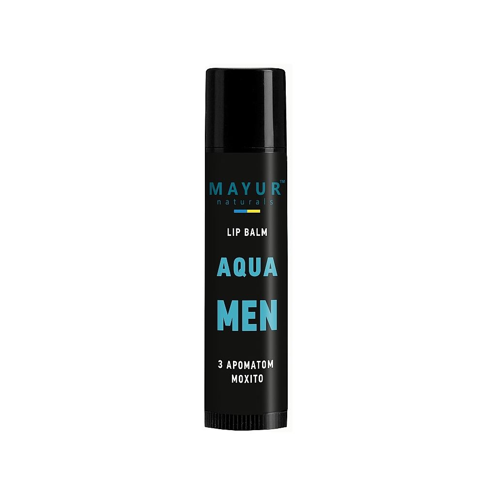 Бальзам для губ Mayur Aqua For Men Для чоловіків 5 г (4820230955293)