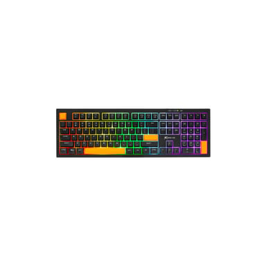 Клавіатура Xtrike ME ME KB-512 LED USB UA Black (KB-512BKUA) - фото 1