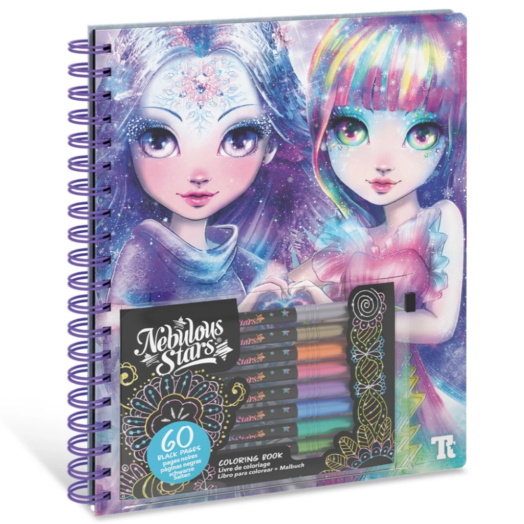 Набір для творчості Nebulous Stars Розмальовка Айседора чорні аркуші (11136) Набір для творчості Nebulous Stars Розмальовка Айседора чорні аркуші (11136)