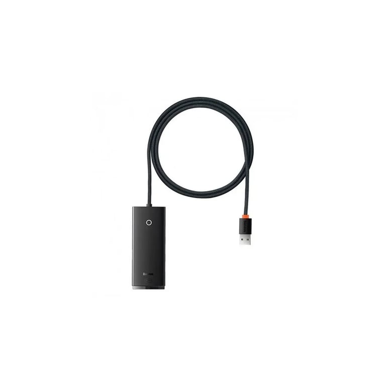 Концентратор Baseus USB 3.0 to 4xUSB 3.0 1.0m black (WKQX030101) - фото 1