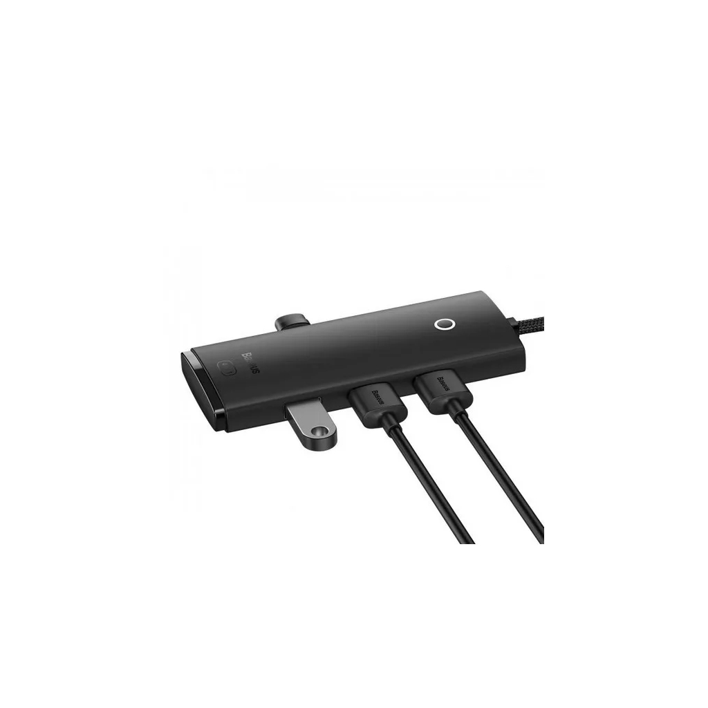Концентратор Baseus USB 3.0 to 4xUSB 3.0 1.0m black (WKQX030101) - фото 2 Концентратор Baseus USB 3.0 to 4xUSB 3.0 1.0m black (WKQX030101) - фото 2