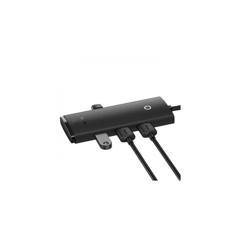 Концентратор Baseus USB 3.0 to 4xUSB 3.0 1.0m black (WKQX030101) - фото 2