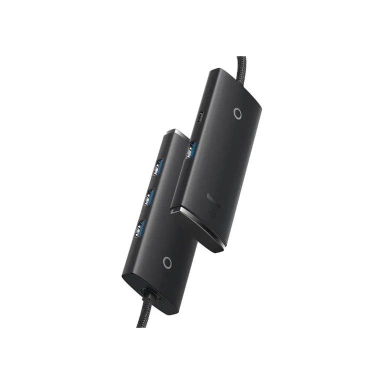 Концентратор Baseus USB-C to 4xUSB 3.0 0.25m black (WKQX030301) - фото 3