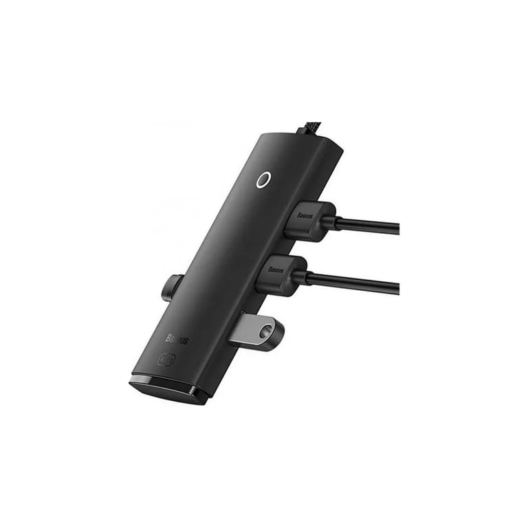Концентратор Baseus USB 3.0 to 4xUSB 3.0 0.25m black (WKQX030001) - фото 2