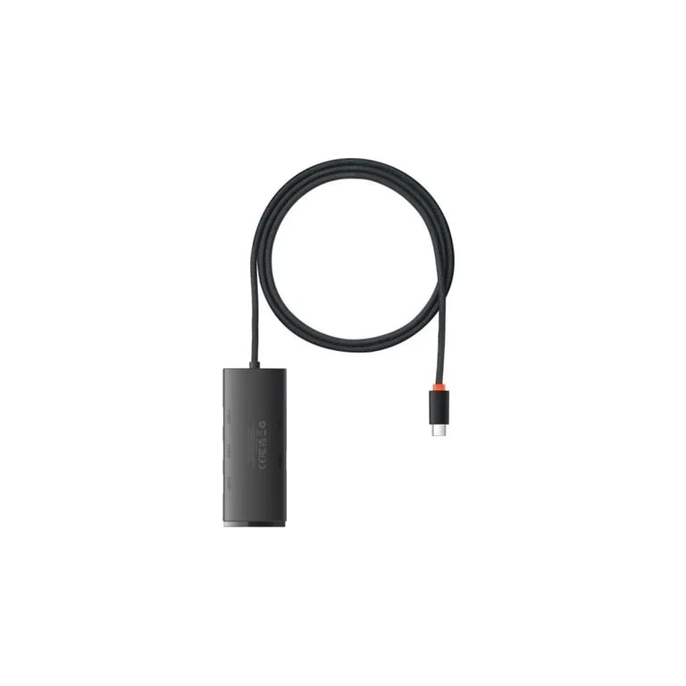 Концентратор Baseus USB-C to 4xUSB 3.0 1.0m black (WKQX030401) - фото 2