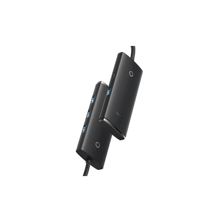 Концентратор Baseus USB-C to 4xUSB 3.0 1.0m black (WKQX030401) - фото 4