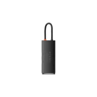 Концентратор Baseus USB-C 6-in-1 HDMI + 2xUSB 3.0 + PD + SD/TF black (WKQX050101) - фото 2