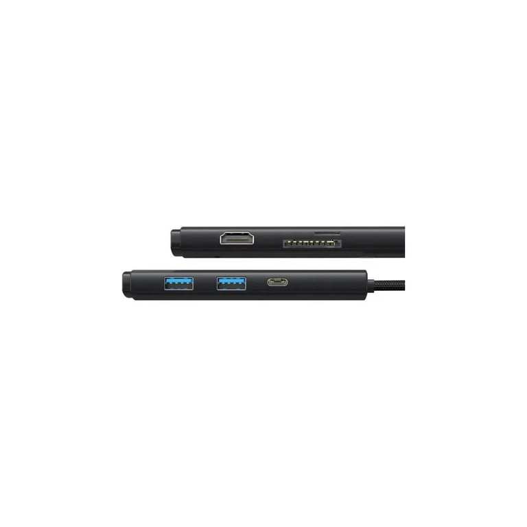 Концентратор Baseus USB-C 6-in-1 HDMI + 2xUSB 3.0 + PD + SD/TF black (WKQX050101) - фото 4