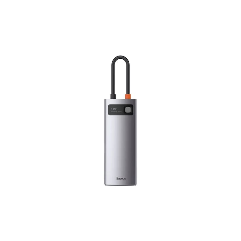 Концентратор Baseus USB-C 6-in-1 (CAHUB-CW0G) - фото 2