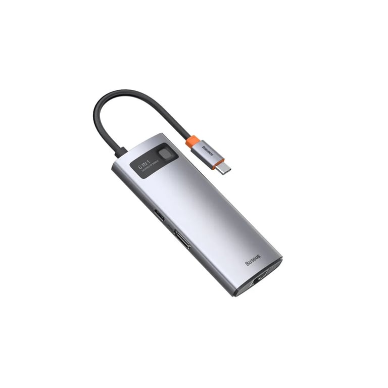 Концентратор Baseus USB-C 6-in-1 (CAHUB-CW0G) - фото 5