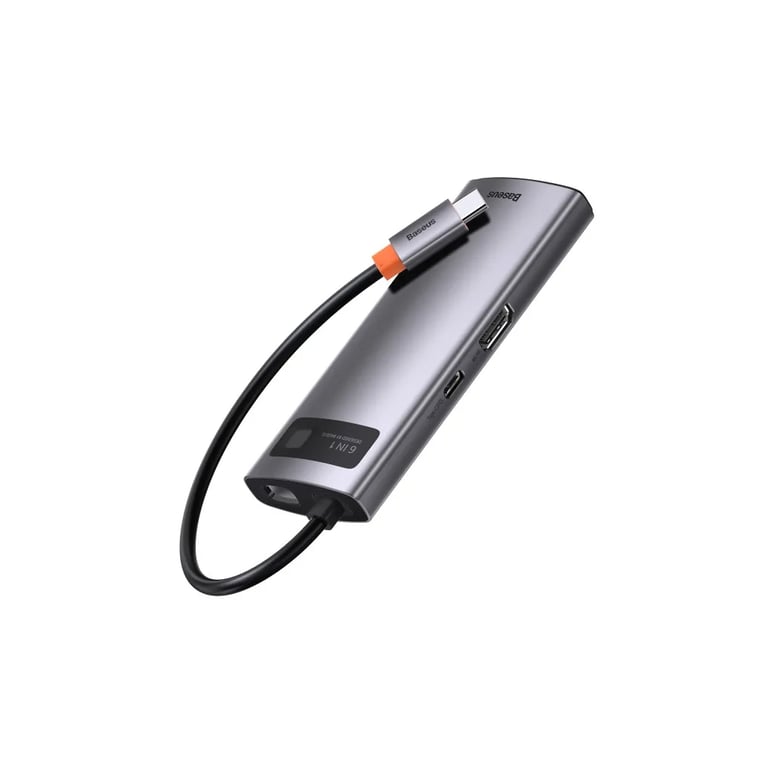 Концентратор Baseus USB-C 6-in-1 (CAHUB-CW0G) - фото 7