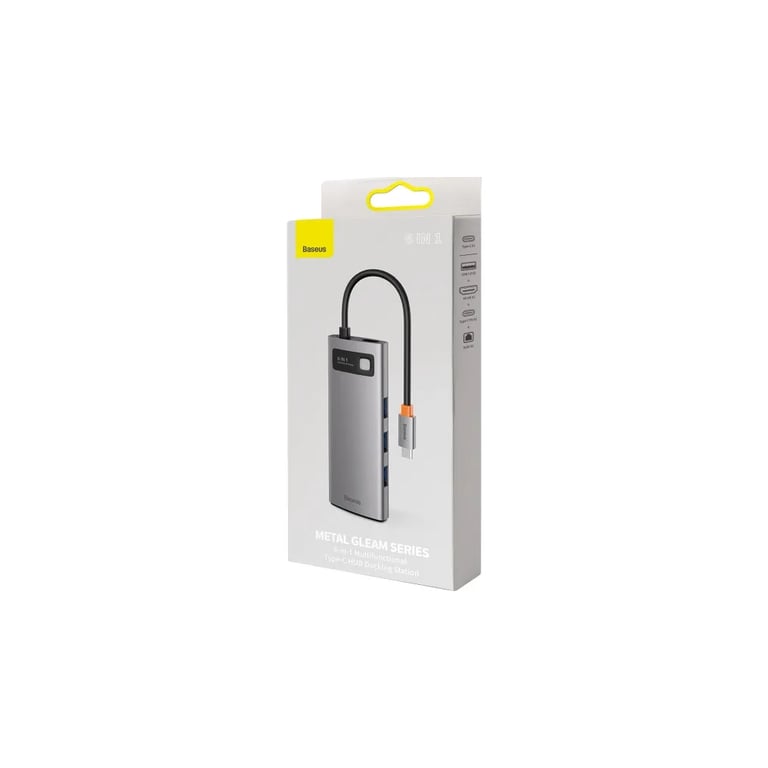 Концентратор Baseus USB-C 6-in-1 (CAHUB-CW0G) - фото 8