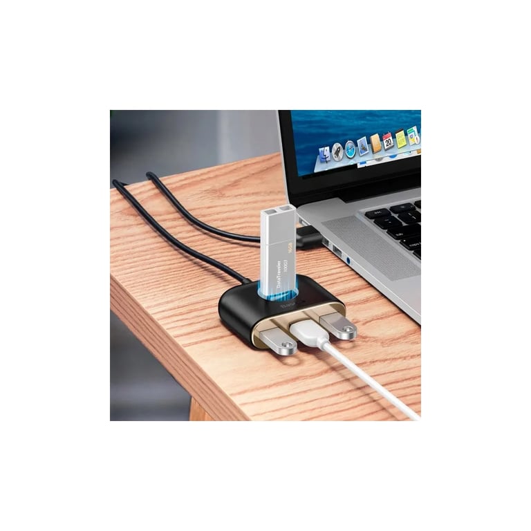 Концентратор Baseus USB 3.0 to 1xUSB 3.0 + 3xUSB 2.0 1.0m (CAHUB-AY01) - фото 5