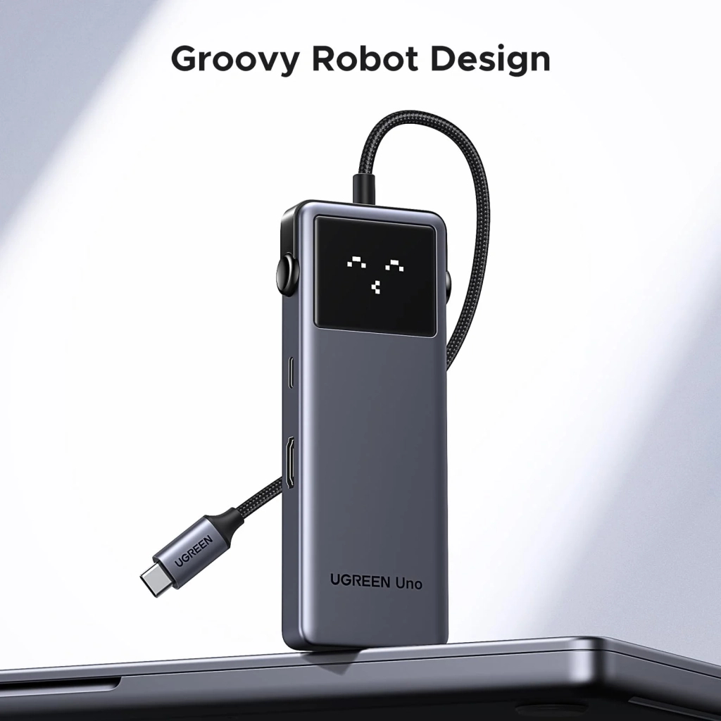 Концентратор Ugreen USB-C to HDMI + 2xUSB 3.2 + 2xUSB-C 3.2 + PD CM888 gray (35998) - фото 4 Концентратор Ugreen USB-C to HDMI + 2xUSB 3.2 + 2xUSB-C 3.2 + PD CM888 gray (35998) - фото 4