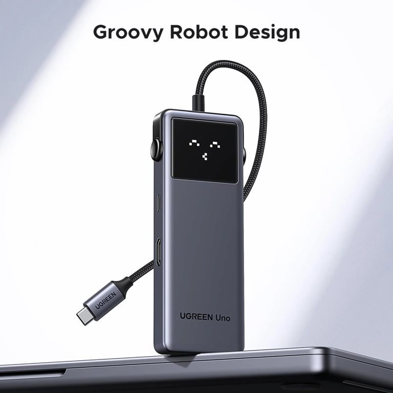 Концентратор Ugreen USB-C to HDMI + 2xUSB 3.2 + 2xUSB-C 3.2 + PD CM888 gray (35998) - фото 4