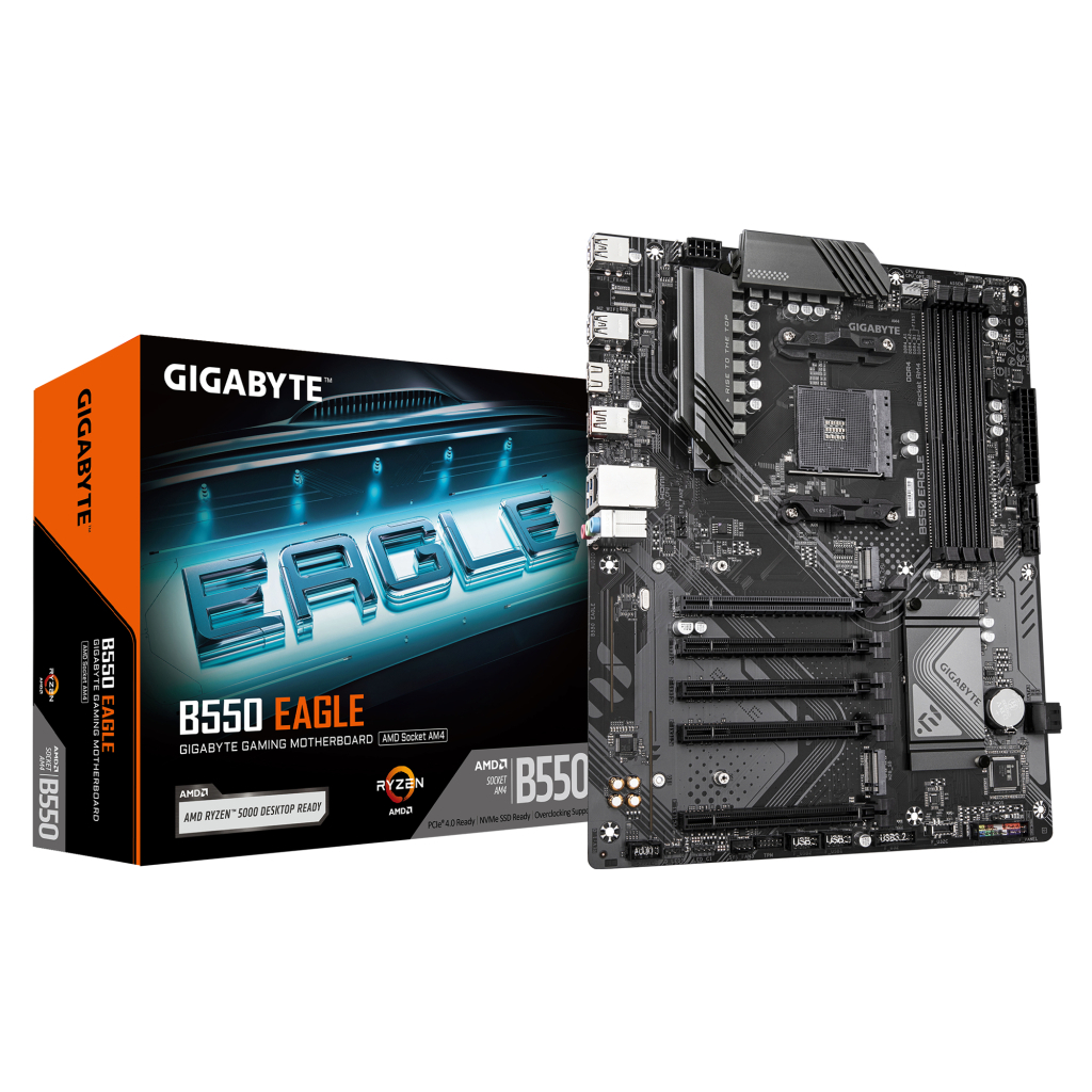 Материнська плата GIGABYTE B550 EAGLE - фото 4 Материнська плата GIGABYTE B550 EAGLE - фото 4