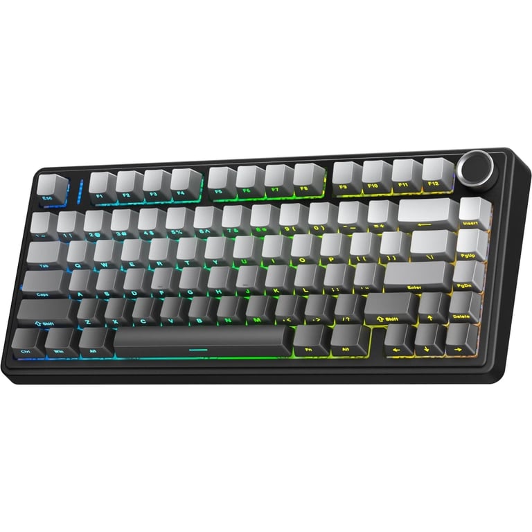 Клавіатура Aula F75 Gasket Reaper Switch Hot-Swap RGB Bluetooth/Wireless/USB UA Black/Grey (6948391209913) - фото 3