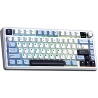 Клавіатура Aula F75 MAX Wireless/Bluetooth UA White/Blue (6978080501158) - фото 5