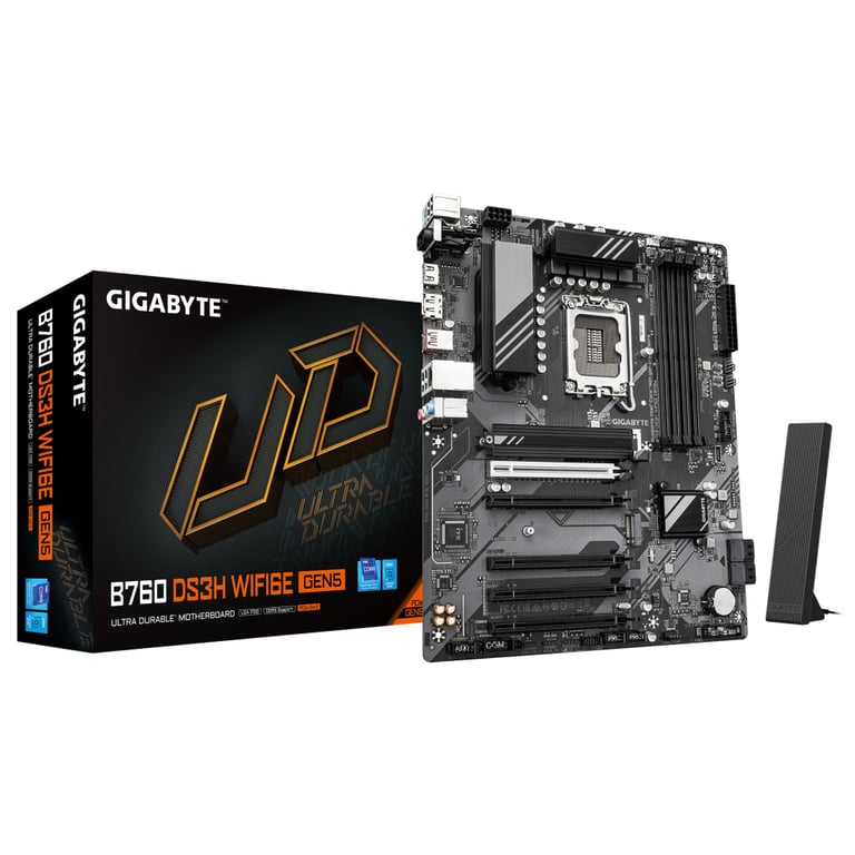 Материнська плата GIGABYTE B760 DS3H WF6E GEN5 - фото 4