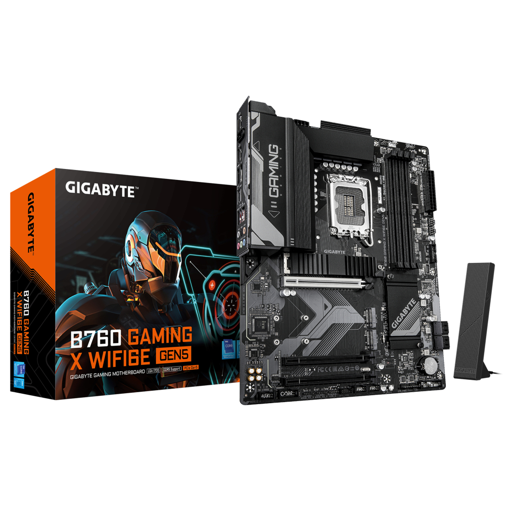 Материнська плата GIGABYTE B760 GAMING X WIFI6E GEN5 (B760 G X WF6E GEN5) - фото 4 Материнська плата GIGABYTE B760 GAMING X WIFI6E GEN5 (B760 G X WF6E GEN5) - фото 4
