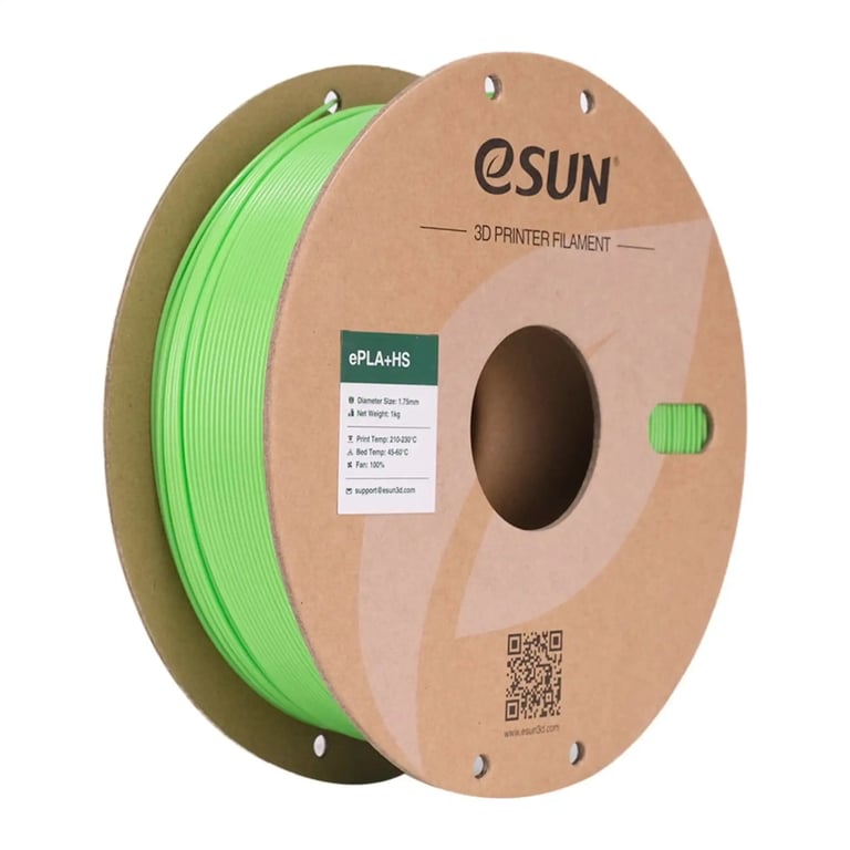 Пластик для 3D-принтера eSUN PLA+ P1.75мм, 1кг, Green (Peak) (PLA+P175V1) - фото 1