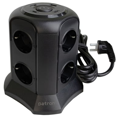 Мережевий фільтр живлення Patron SP-1683-USBT (EXT-PN-SP-1683-USBT)