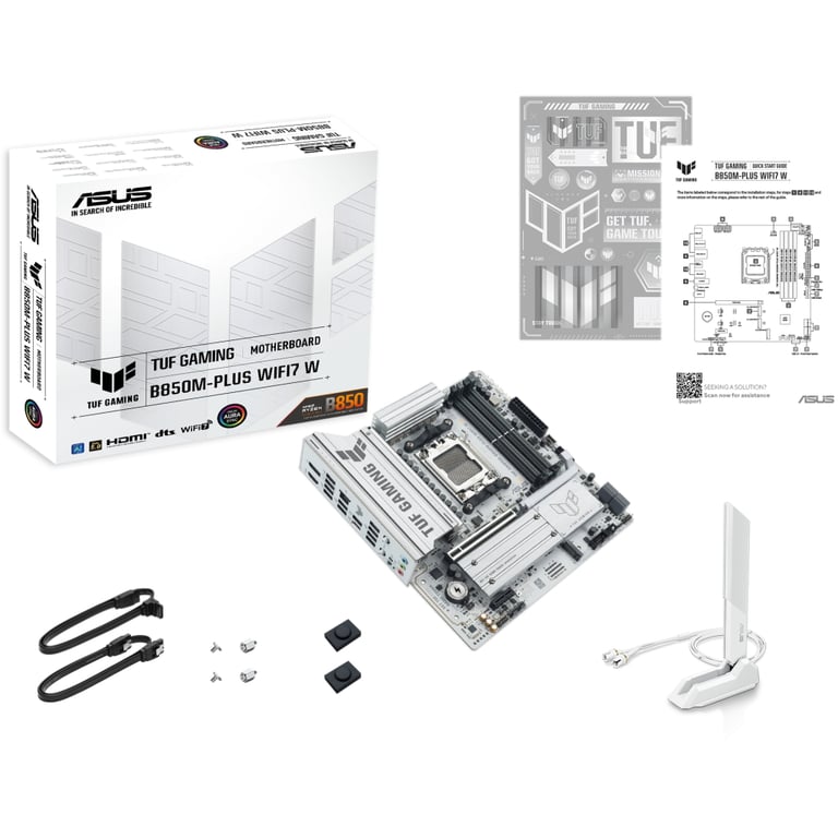 Материнська плата ASUS TUF GAMING B850M-PLUS WIFI7 W - фото 7