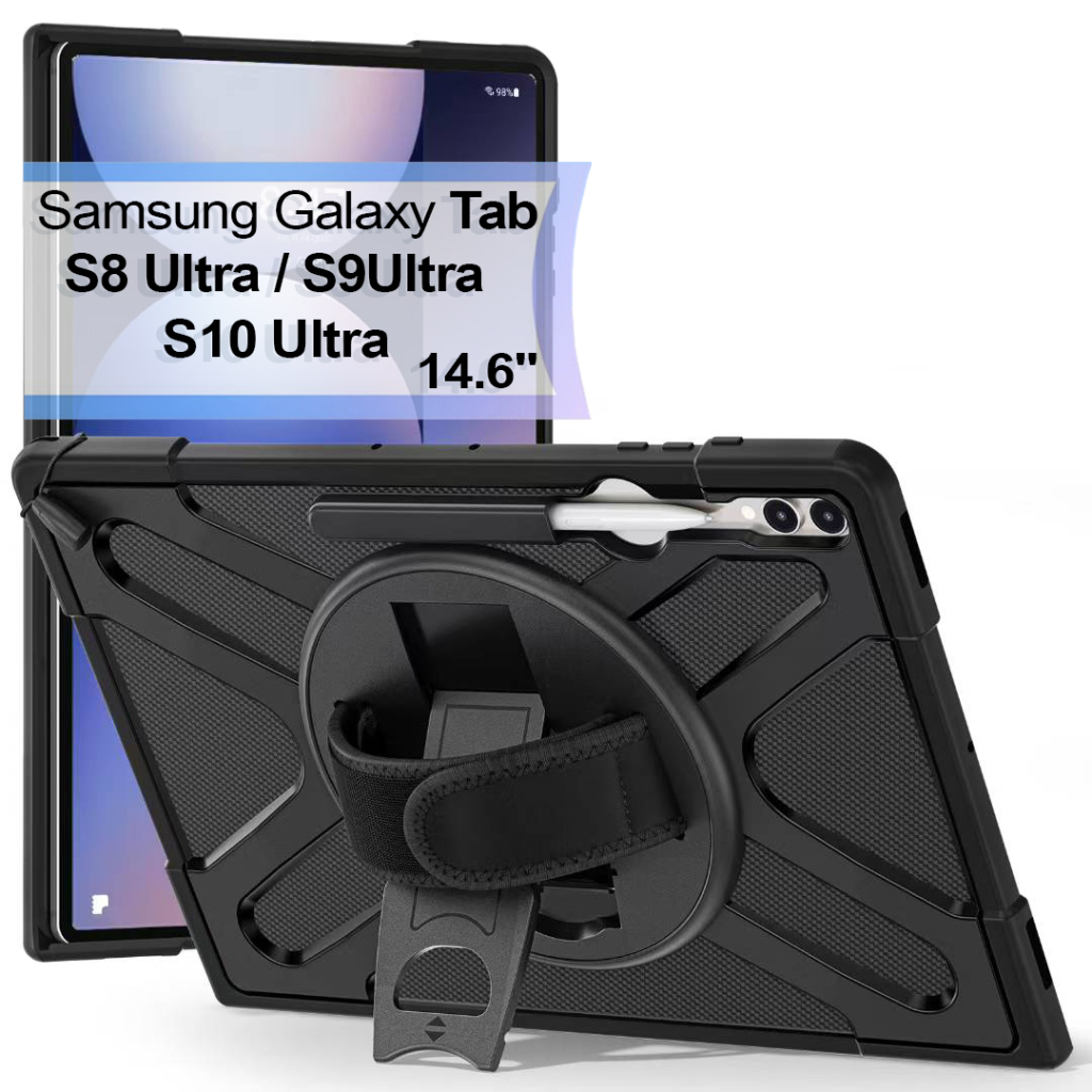 Чохол до планшета BeCover Heavy Duty Samsung Galaxy Tab S8 Ultra/S9 Ultra/S10 Ultra (X900/X906/X910/X916/X920/X926) 14.6" (713664) - фото 1