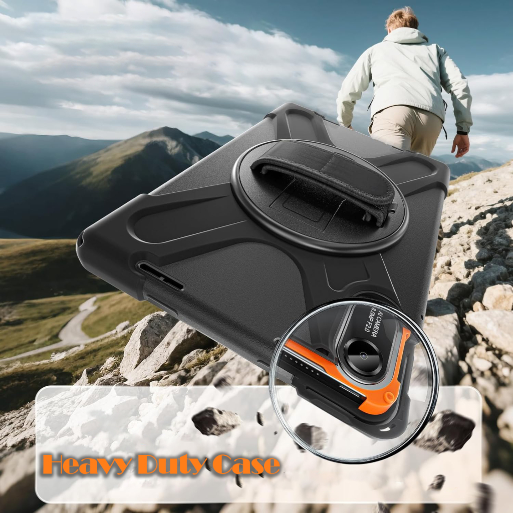 Чохол до планшета BeCover Heavy Duty Xiaomi Redmi Pad 2 11.0" Black (713929) - фото 3 Чохол до планшета BeCover Heavy Duty Xiaomi Redmi Pad 2 11.0" Black (713929) - фото 3