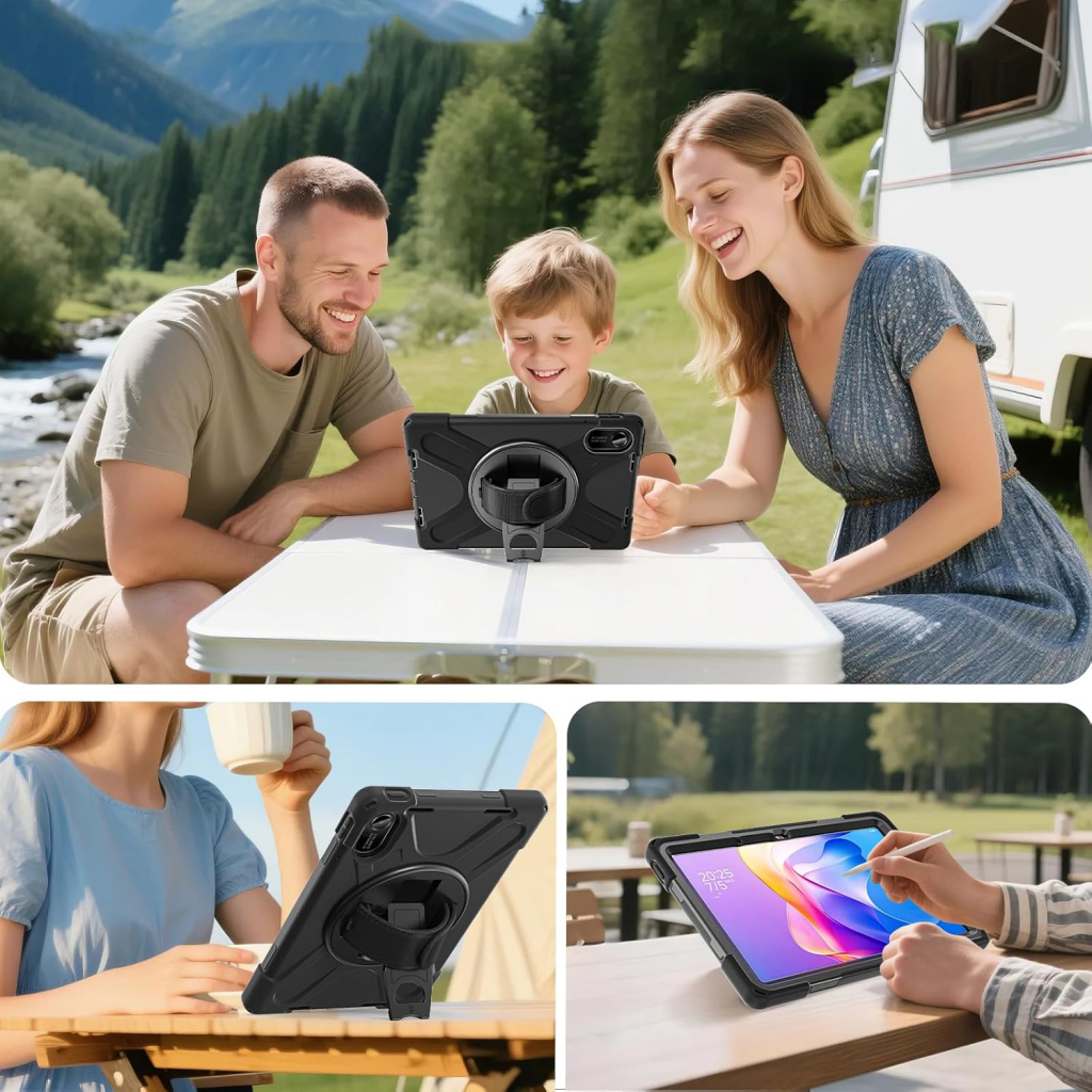 Чохол до планшета BeCover Heavy Duty Xiaomi Redmi Pad 2 11.0" Black (713929) - фото 6 Чохол до планшета BeCover Heavy Duty Xiaomi Redmi Pad 2 11.0" Black (713929) - фото 6