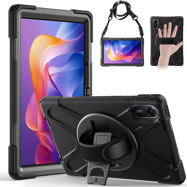 Чохол до планшета BeCover Heavy Duty Xiaomi Redmi Pad 2 11.0" Black (713929) - фото 8