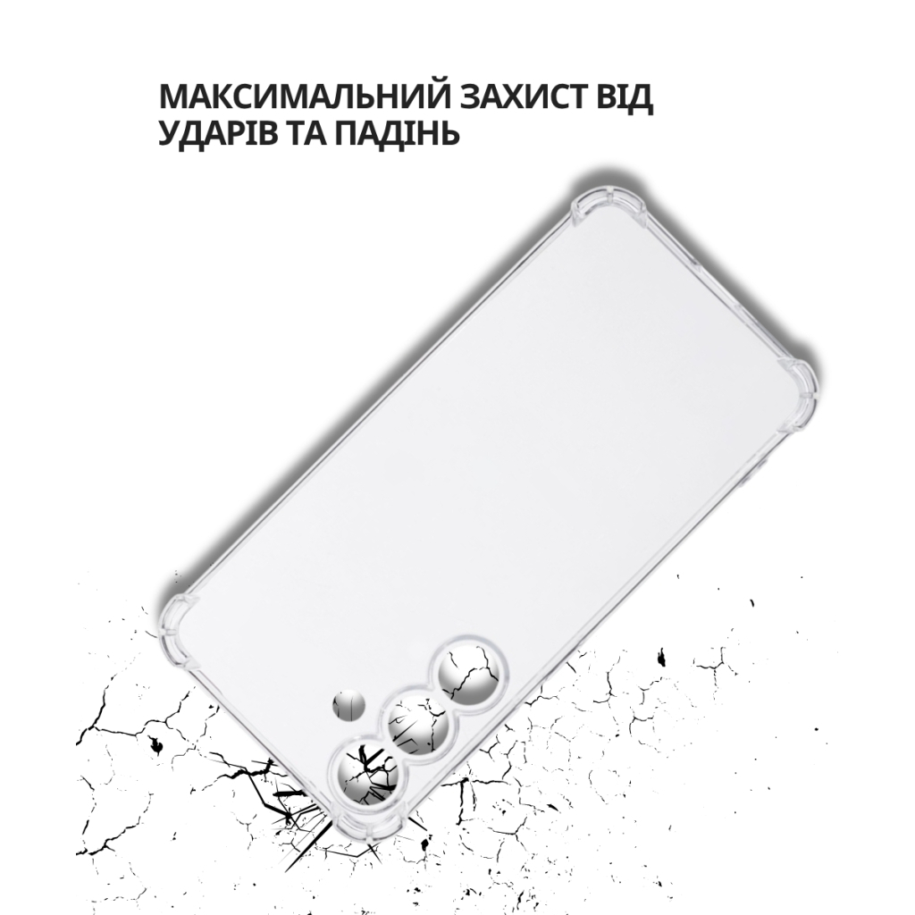 Чохол до мобільного телефона BeCover Anti-Shock Samsung Galaxy S25 FE SM-S731 Clear (714384) - фото 4 Чохол до мобільного телефона BeCover Anti-Shock Samsung Galaxy S25 FE SM-S731 Clear (714384) - фото 4