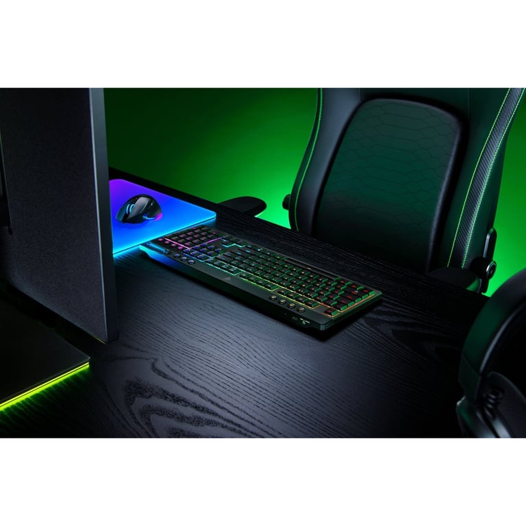 Клавіатура Razer BlackWidow V4 Low-Profile Wireless/Bluetooth/USB Orange switch UA Black (RZ03-05270800-R3M1) - фото 10