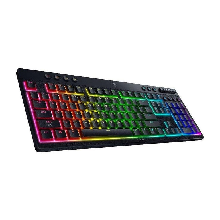 Клавіатура Razer BlackWidow V4 Low-Profile Wireless/Bluetooth/USB Orange switch UA Black (RZ03-05270800-R3M1) - фото 2
