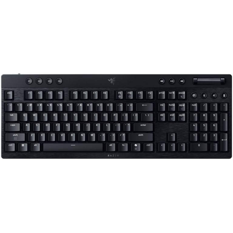 Клавіатура Razer BlackWidow V4 Low-Profile Wireless/Bluetooth/USB Orange switch UA Black (RZ03-05270800-R3M1) - фото 7