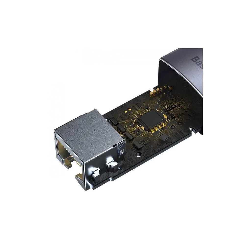 Адаптер USB-C to RJ45 Ethernet 1000Mbps Lite Series Baseus (WKQX000313) - фото 4 Адаптер USB-C to RJ45 Ethernet 1000Mbps Lite Series Baseus (WKQX000313) - фото 4