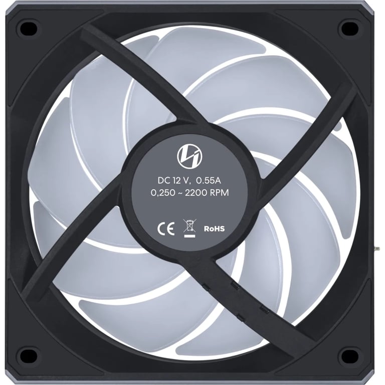 Кулер до корпусу Lian Li Uni Fan CL WIRELESS 120-3, Black (G99.12CL1W3B.00) - фото 4