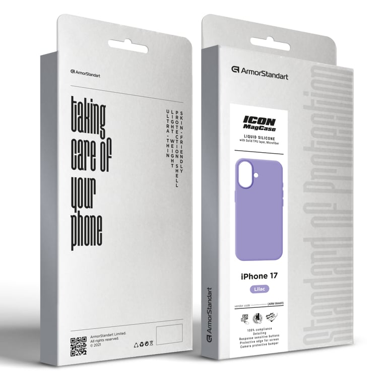 Чохол до мобільного телефона Armorstandart ICON2 MagCase Apple iPhone 17 Lilac (ARM86669) - фото 2