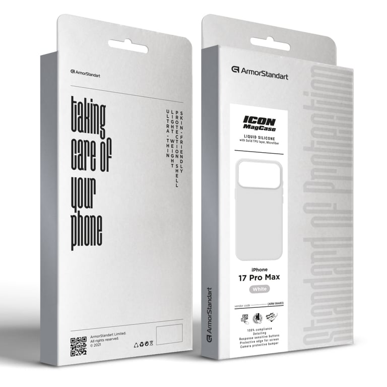 Чохол до мобільного телефона Armorstandart ICON2 MagCase Apple iPhone 17 Pro Max White (ARM86683) - фото 2