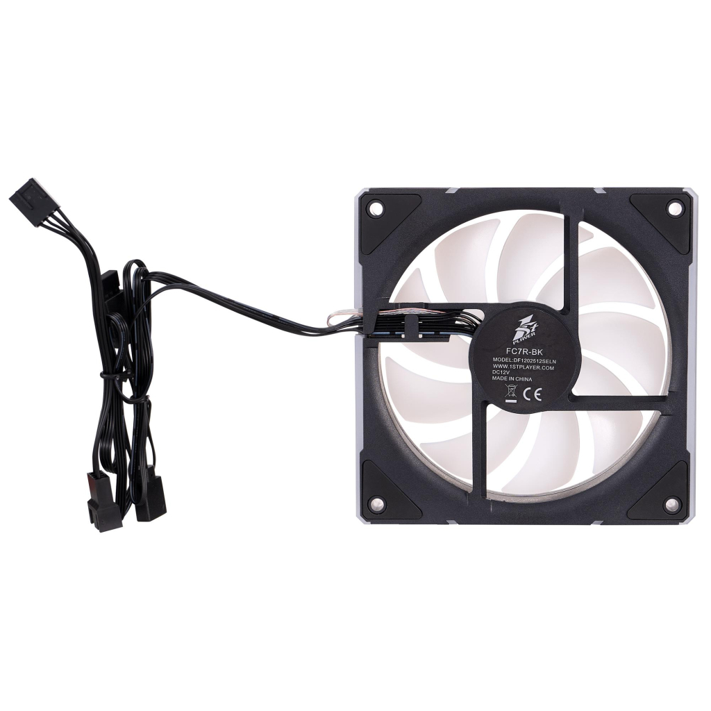 Кулер до корпусу 1stPlayer FC7R-BK - фото 6 Кулер до корпусу 1stPlayer FC7R-BK - фото 6