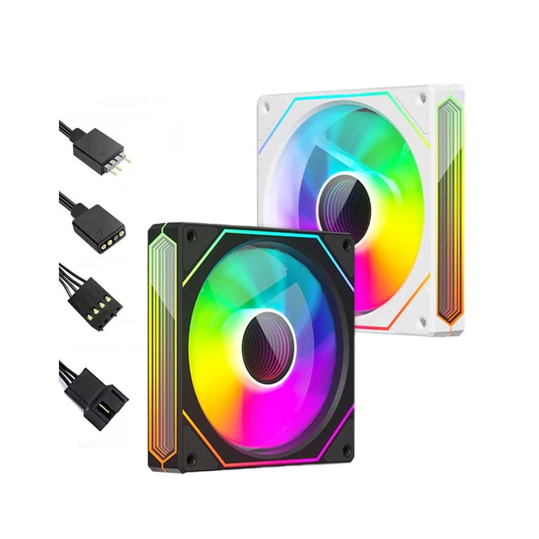 Кулер до корпусу Zezzio PRISM 6 Pro ARGB Black Reverse - фото 5