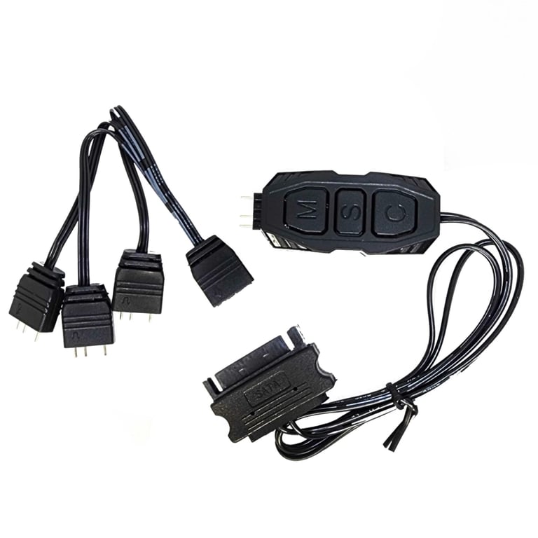 Модуль управління підсвічуванням Zezzio Контролер керування Zezzio ARGB 3-Pin 5V/SATA (Zezzio ARGB controller Sata) (Zezzio ARGB 3-Pin 5V/SATA) - фото 2